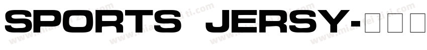 sports jersy字体转换